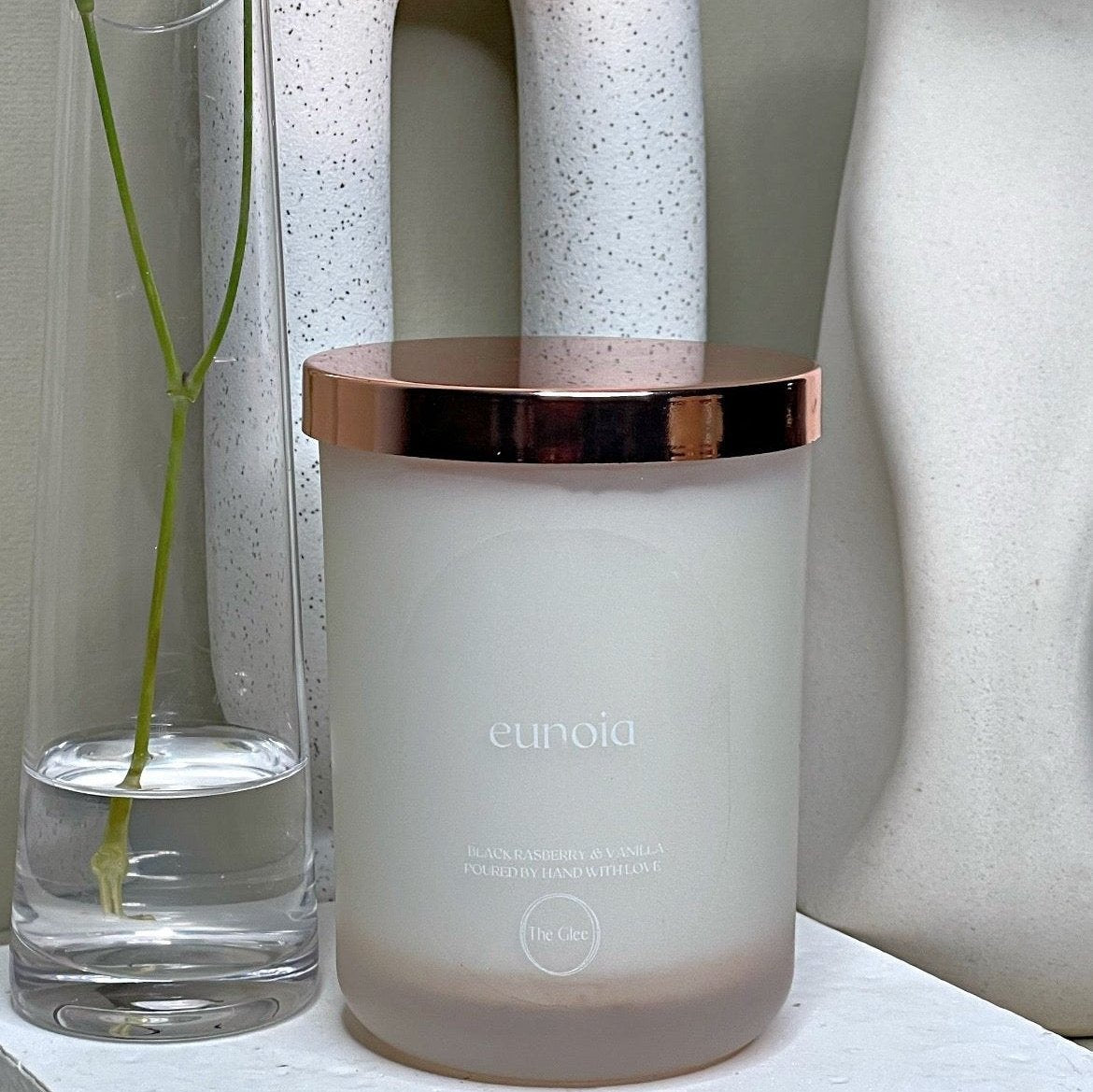 Eunoia candle close-up